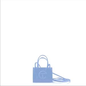 Authentic Telfar SMALL Cerulean Shopping Bag